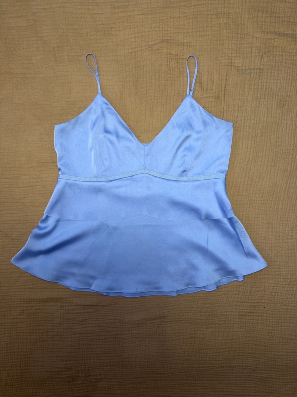 Banana Republic Light Blue Satin Camisole
